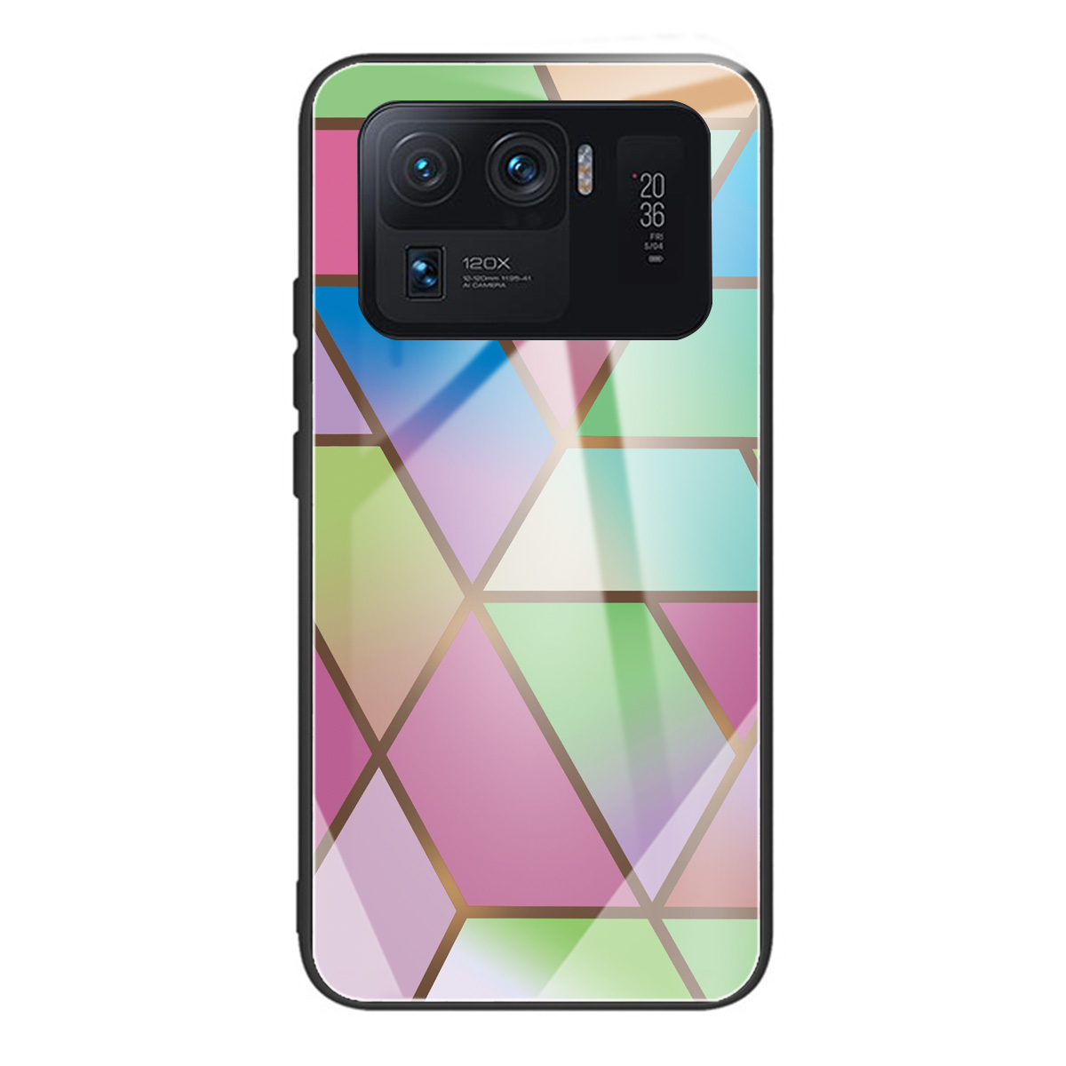 

Modèle de Marbre à L'épreuve du Marbre Pour Amortisseur Verre Tempérée + TPU Téléphone Pour Xiaomi Mi 11 Ultra - Style F, Xiaomi Xiaomi Mi 11
