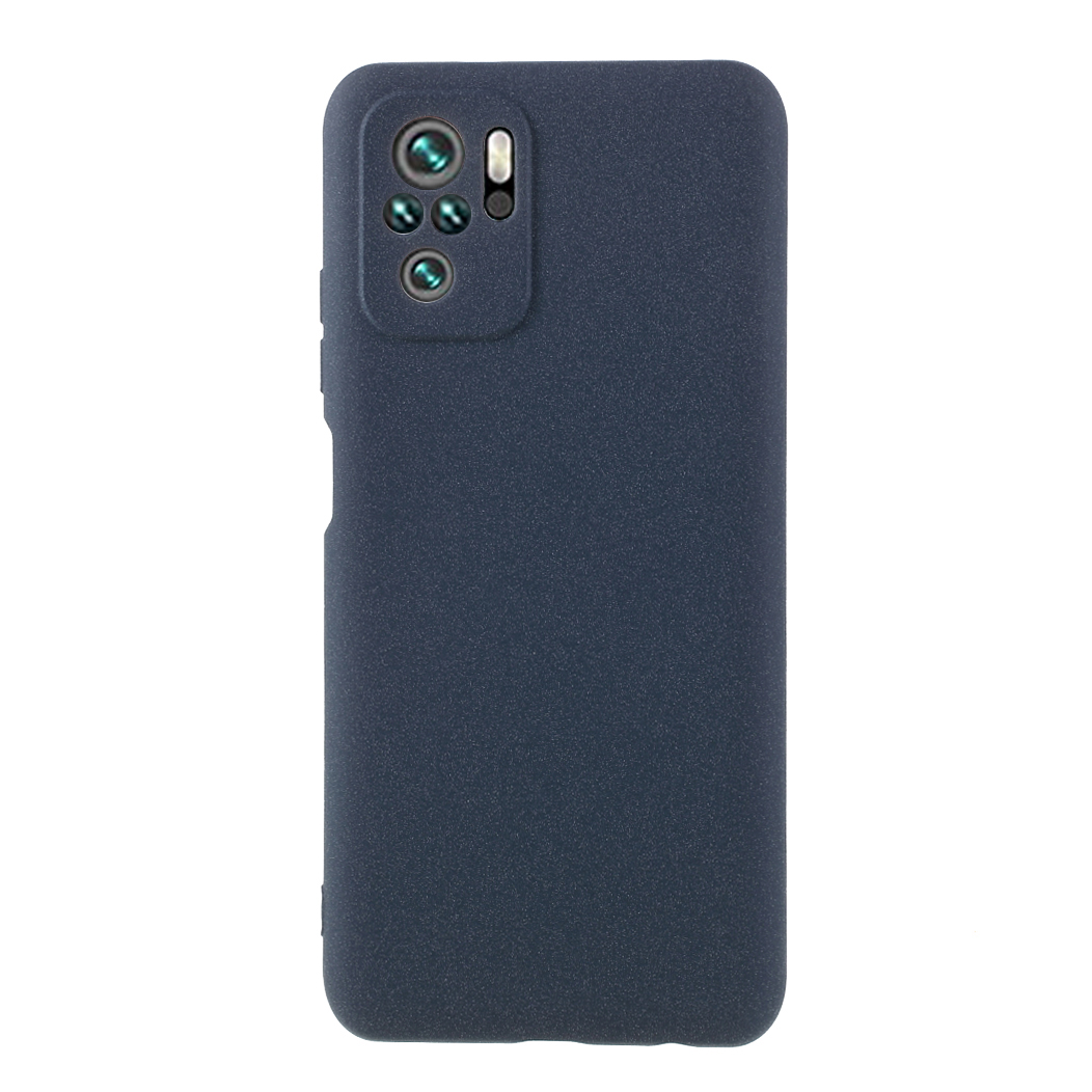 

Coquille de Téléphone TPU à Bonne Main Givrée Double Face Pour Xiaomi Redmi Note 10 4g / Note 10s - Bleu