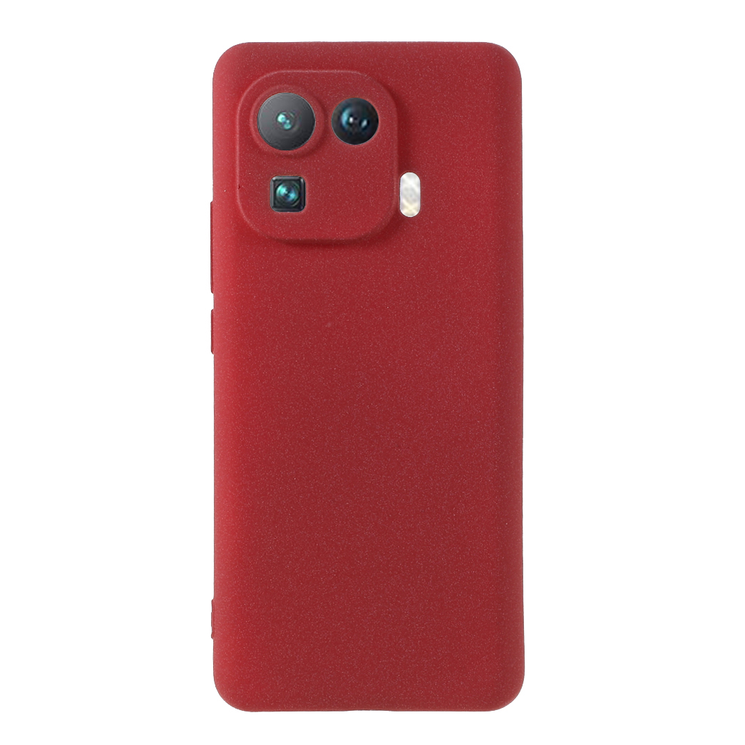 

Double-sided Matte TPU Phone Shell for Xiaomi Mi 11 Pro - Red