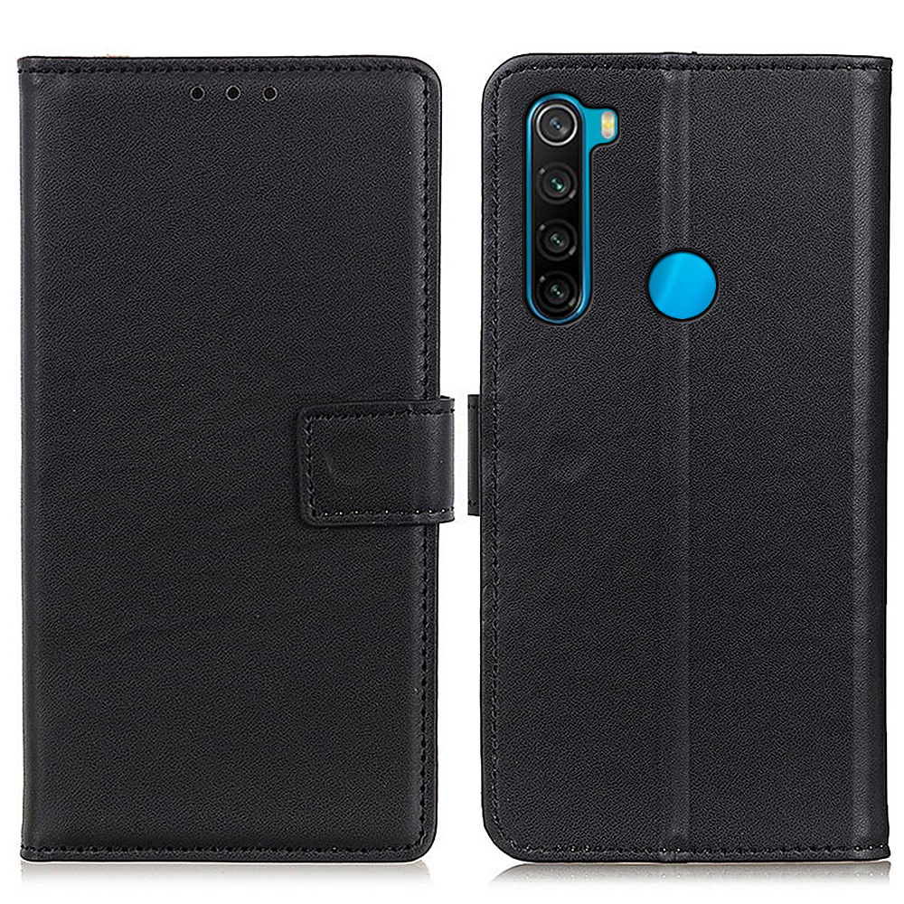 

PU Leather Wallet Stand Full-Protection Phone Case Shell for Xiaomi Redmi Note 8 2021 - Black, Xiaomi Xiaomi Mi 11