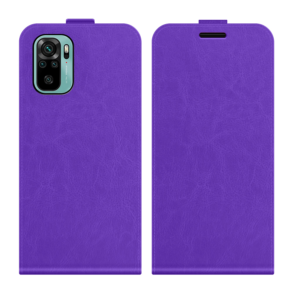 

Crazy Horse Textur Vertikales Flip -telefon -schutzhülle Für Xiaomi Redmi Note 10 4g / Anmerkung 10s - Violett, Xiaomi Redmi Note 10 4G