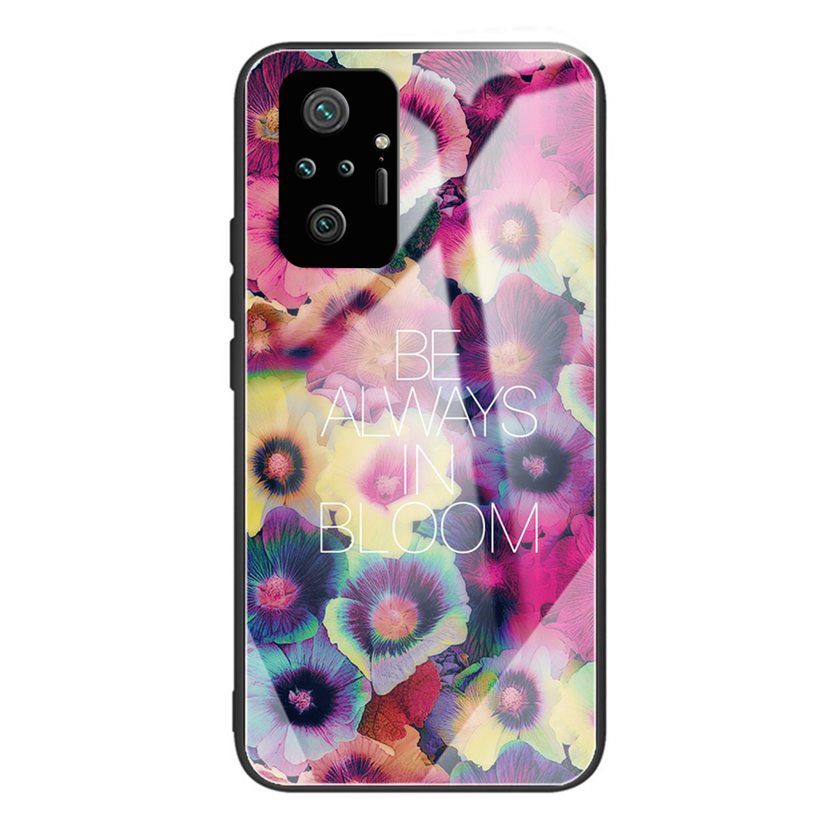 

Musterdruck Weicher TPU Anti -scratch -stoßfänger Design Temperierter Glas Rückzugabdeckung Für Xiaomi Redmi Note 10 Pro Max / Anmerkung 10 Pro 4g (global) / Anmerkung 10 Pro 4g (indien) - Farbenfrohe Blumen, Xiaomi Redmi Note 10 Pro Max 4G