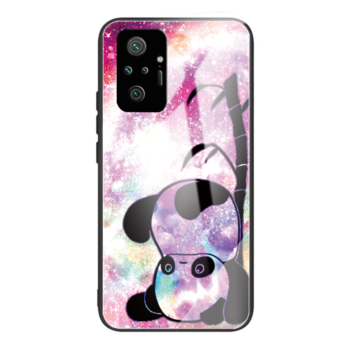 

Musterdruck Weicher TPU Anti -scratch -stoßfänger Design Temperierter Glas Rückzugabdeckung Für Xiaomi Redmi Note 10 Pro Max / Anmerkung 10 Pro 4g (global) / Anmerkung 10 Pro 4g (indien) - Netter Panda, Xiaomi Redmi Note 10 Pro Max 4G