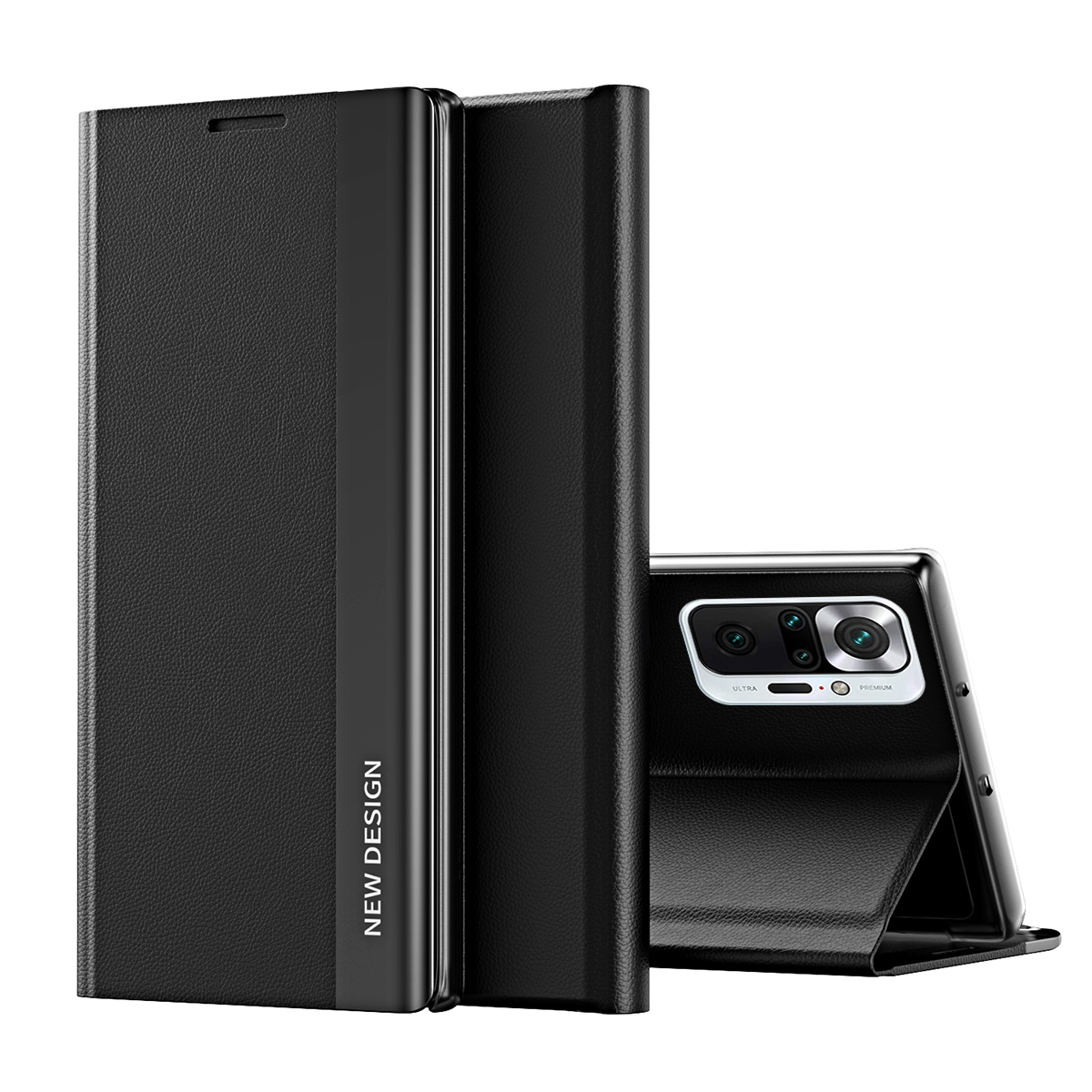 

Voller Schutz Herbst -proof Leder -phone -hülle Hülle Für Xiaomi Redmi Note 10 Pro 4g (global) / Anmerkung 10 Pro 4g (indien) - Schwarz, Xiaomi Redmi Note 10 Pro 4G (Global)