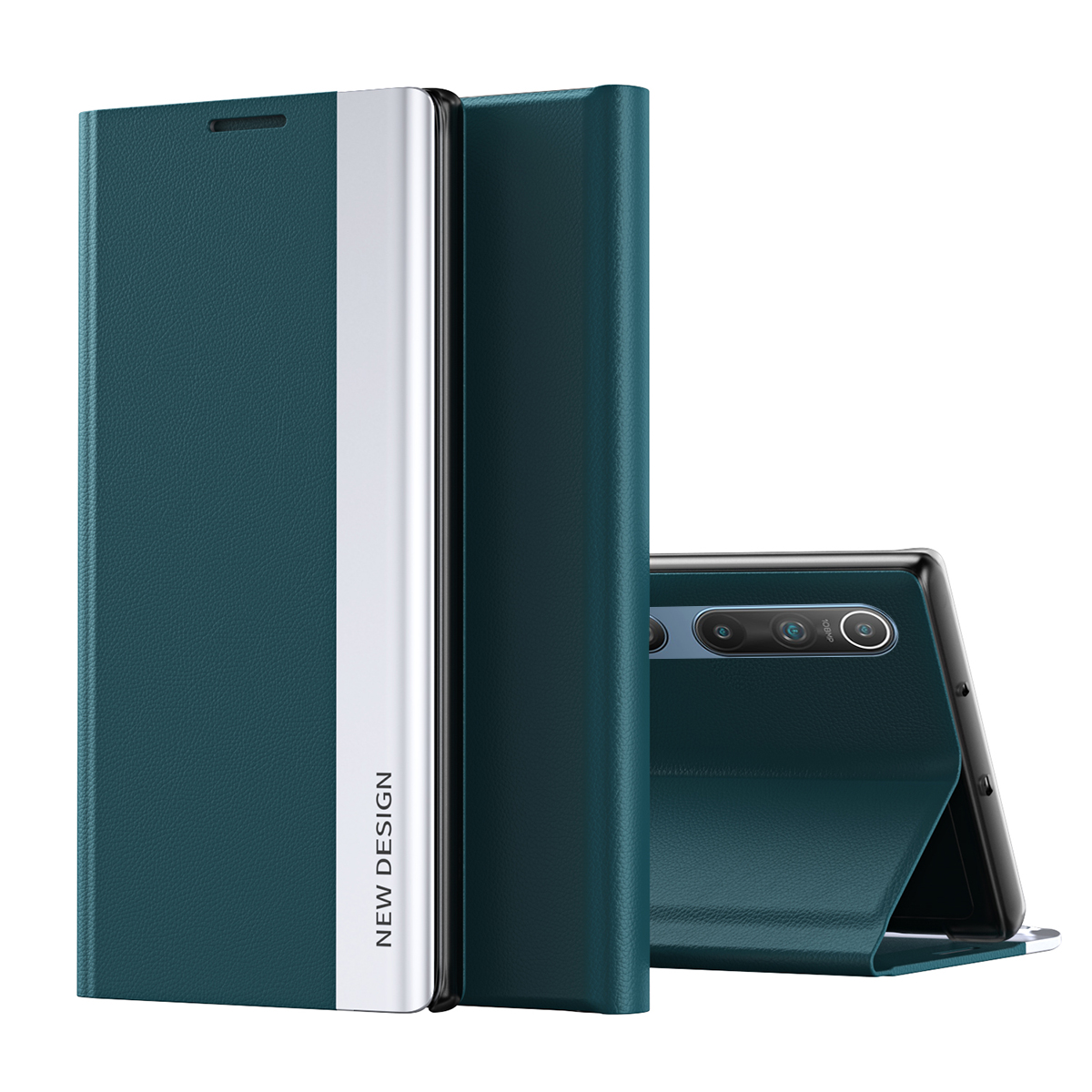 

Auto-absorbierende Standdesign-Handy-Schutzhülle Für Xiaomi MI 10 - Grün, Xiaomi Mi 10