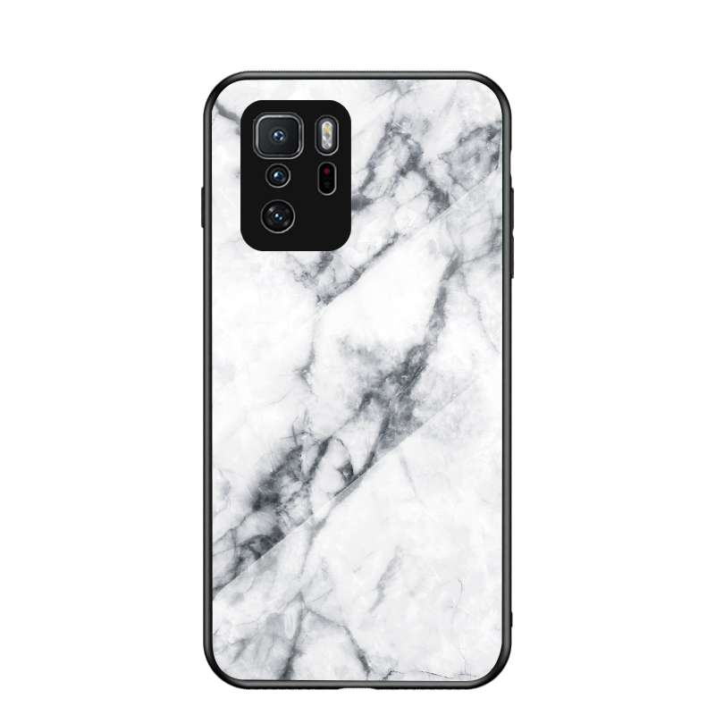 

Marmordesign Weiche Flexible TPU Temperiertes Glas Rückenhybrid -stoßdämpfer Für Xiaomi Poco X3 GT / Redmi Note 10 Pro 5g (China) - Weisser Marmor, Xiaomi Poco X3 GT