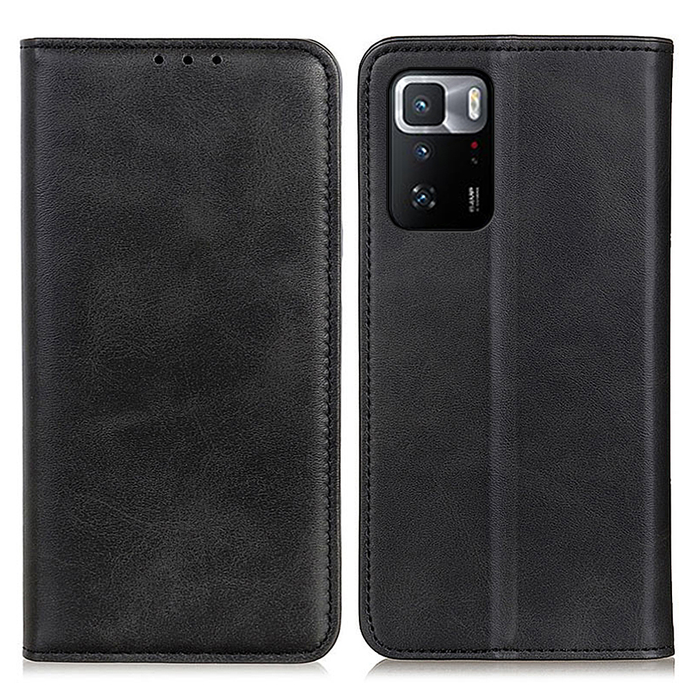 

Magnetische Attraktion 360 ° Volle Abdeckung Split Leder Brieftasche Stand Telefonabdeckung Für Xiaomi Poco X3 GT / Redmi Note 10 Pro 5G (China) - Schwarz, Xiaomi Poco X3 GT