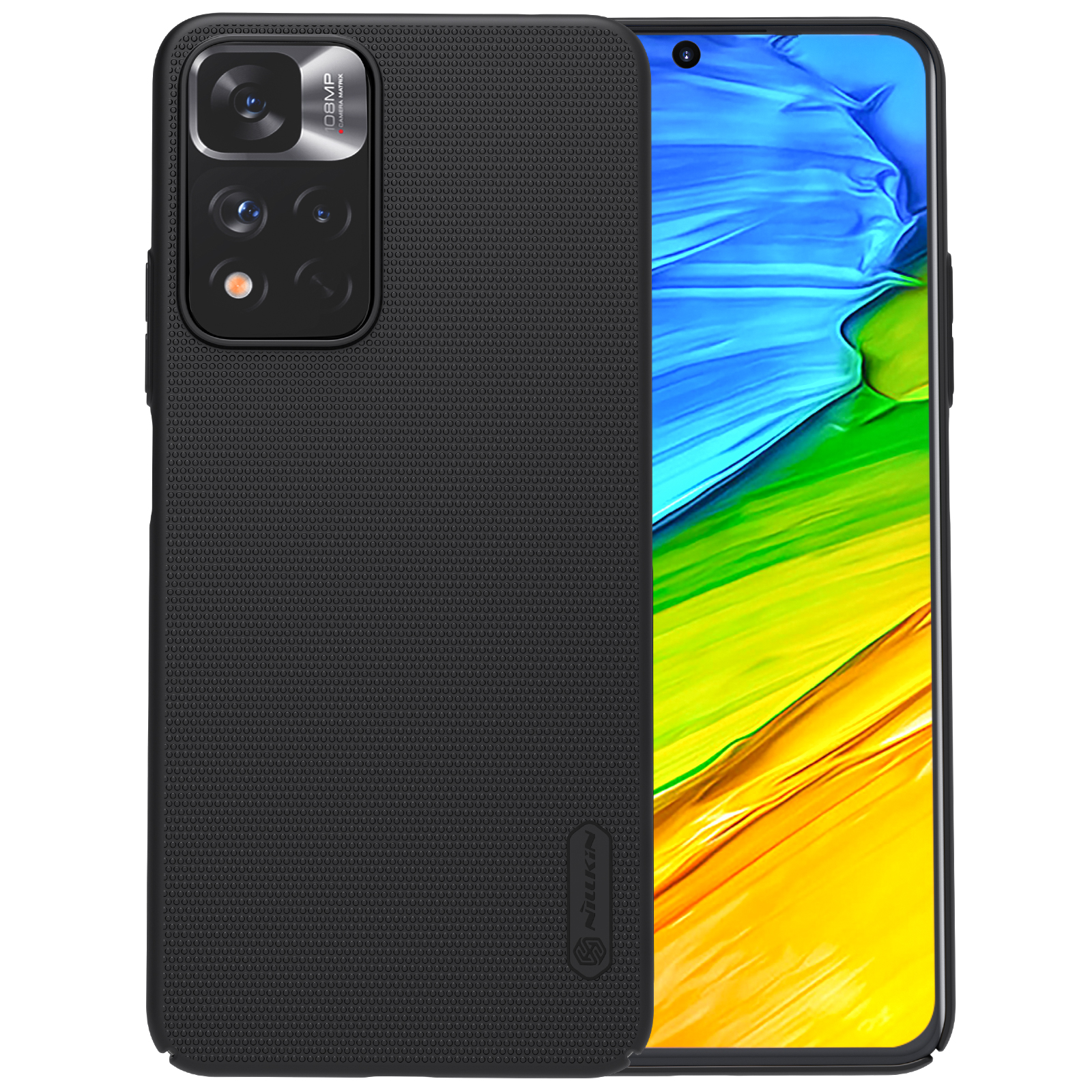 

Nillkin Super Frosted Shield Series Anti-rutsch-mattbeschichtungsoberfläche Hartes Pc-schutzfall Für Xiaomi Redmi Note 11 Pro 5G (China) (MediaTek)/11 Pro+ 5G - Schwarz, Xiaomi Redmi Note 11 Pro 5G (China) (MediaTek)