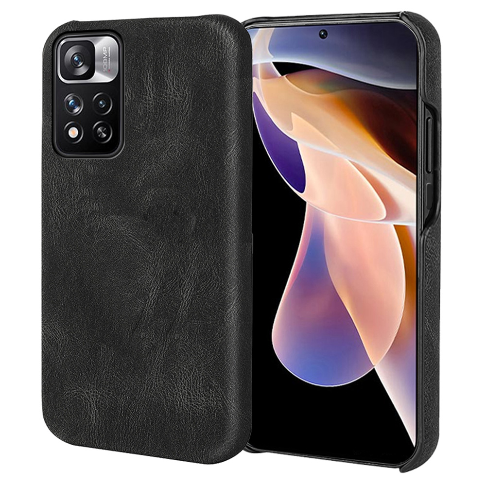 

Unvollständige Abdeckung Zurück -schutzpu -leder -pc -hülle Mobiltelefon Shell Für Xiaomi Redmi Note 11 Pro+ 5G/Redmi Note 11 Pro 5G (China) (MediaTek)+ - Schwarz, Xiaomi Redmi Note 11 Pro 5G (China) (MediaTek)