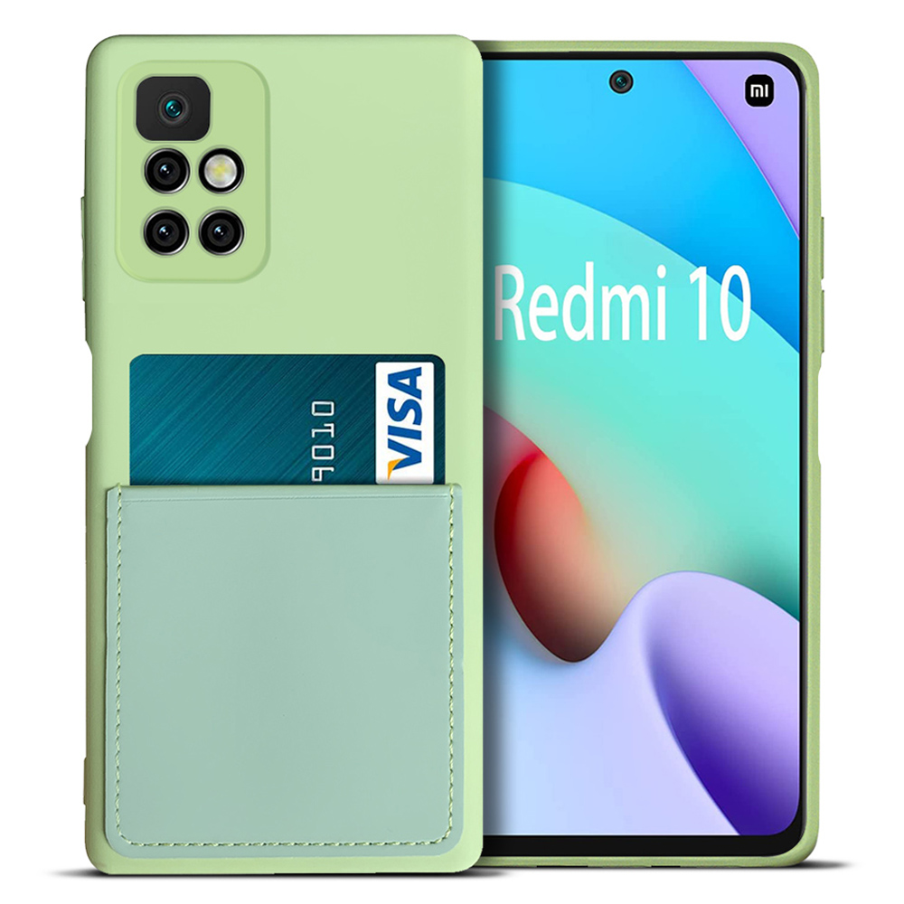 

Pour Xiaomi Redmi Note 11 4G (mediatek) / Redmi 10 4G (2021) / Redmi 10 2022 4G / 10 Prime Card Slot Conception - Matcha Green, UMI Umidigi A7 Pro