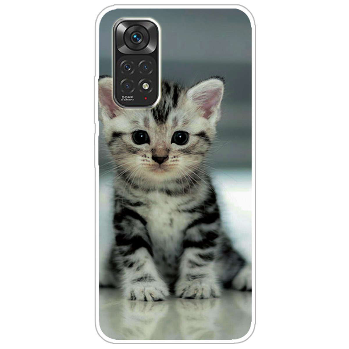 

For Xiaomi Redmi Note 11S 4G / Redmi Note 11 4G (Qualcomm) Pattern Printing Case Cute Fashion IMD Design Flexible Slim TPU Cover - Cute Cat, Samsung Galaxy A22 5G (EU Version)