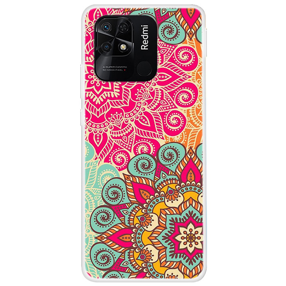 

Für Xiaomi Redmi 10C -muster Druckweiche TPU -telefon -kollisionsbeständigkeitsschutzschutzabdeckung - Palastblume, Xiaomi Redmi 10C 4G