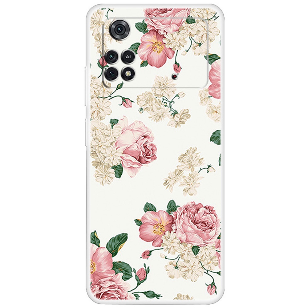 

Für Xiaomi Poco X4 Pro 5G -muster Druckweiche TPU Phone Case Bump Proof Schutzvorzugsabdeckung - Blume, Xiaomi Poco X4 Pro 5G