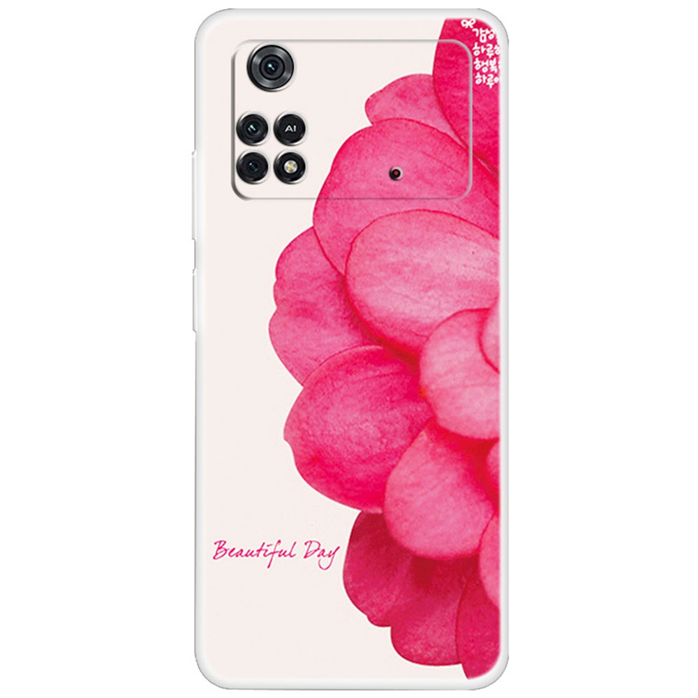 

Für Xiaomi Poco X4 Pro 5G -muster Druckweiche TPU Phone Case Bump Proof Schutzvorzugsabdeckung - Lebendige Blume, Xiaomi Poco X4 Pro 5G