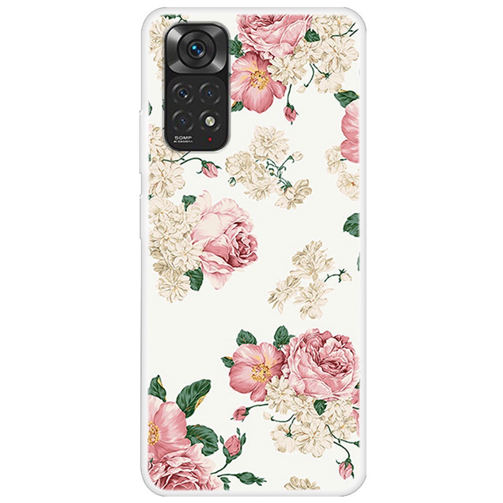 

Für Xiaomi Redmi Note 11 4G (Qualcomm) / Anmerkung 11s 4G Musterdruck Kratzfestes TPU Phone Case Schutzrückdeckel - Blume, Xiaomi Redmi Note 11 4G (Qualcomm)