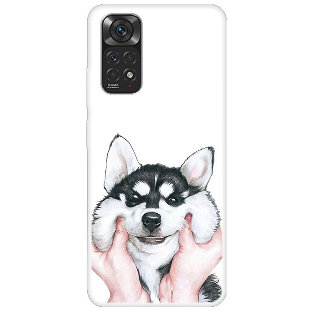 

Für Xiaomi Redmi Note 11 4G (Qualcomm) / Anmerkung 11s 4G Musterdruck Kratzfestes TPU Phone Case Schutzrückdeckel - Prise Husky, Xiaomi Redmi Note 11 4G (Qualcomm)