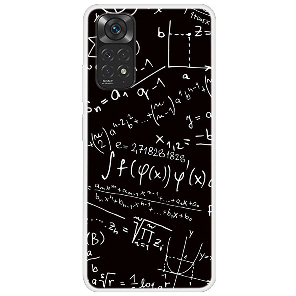 

Für Xiaomi Redmi Note 11 4G (Qualcomm) / Anmerkung 11s 4G Musterdruck Kratzfestes TPU Phone Case Schutzrückdeckel - Mathematische Formel, Xiaomi Redmi Note 11 4G (Qualcomm)