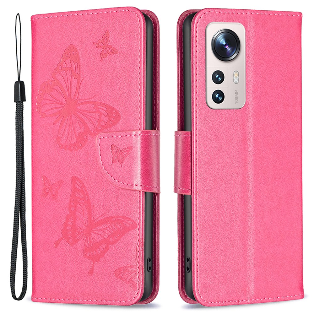 

Bf-sprudelmuster Serie-4 Ledertuap - Rose, Xiaomi 12 Lite 5G