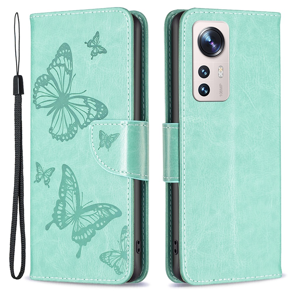 

Bf-sprudelmuster Serie-4 Ledertuap - Grün, Xiaomi 12 Lite 5G