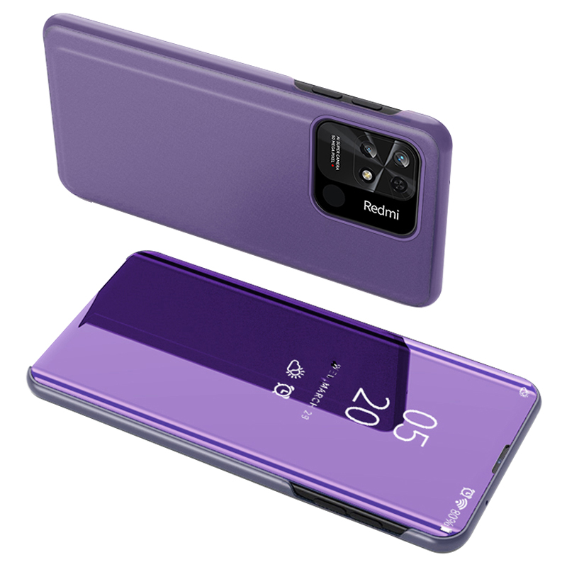 

Für Xiaomi Redmi 10C Ansicht Fenster Stehpublik - Lila-blau, Xiaomi Redmi 10C 4G
