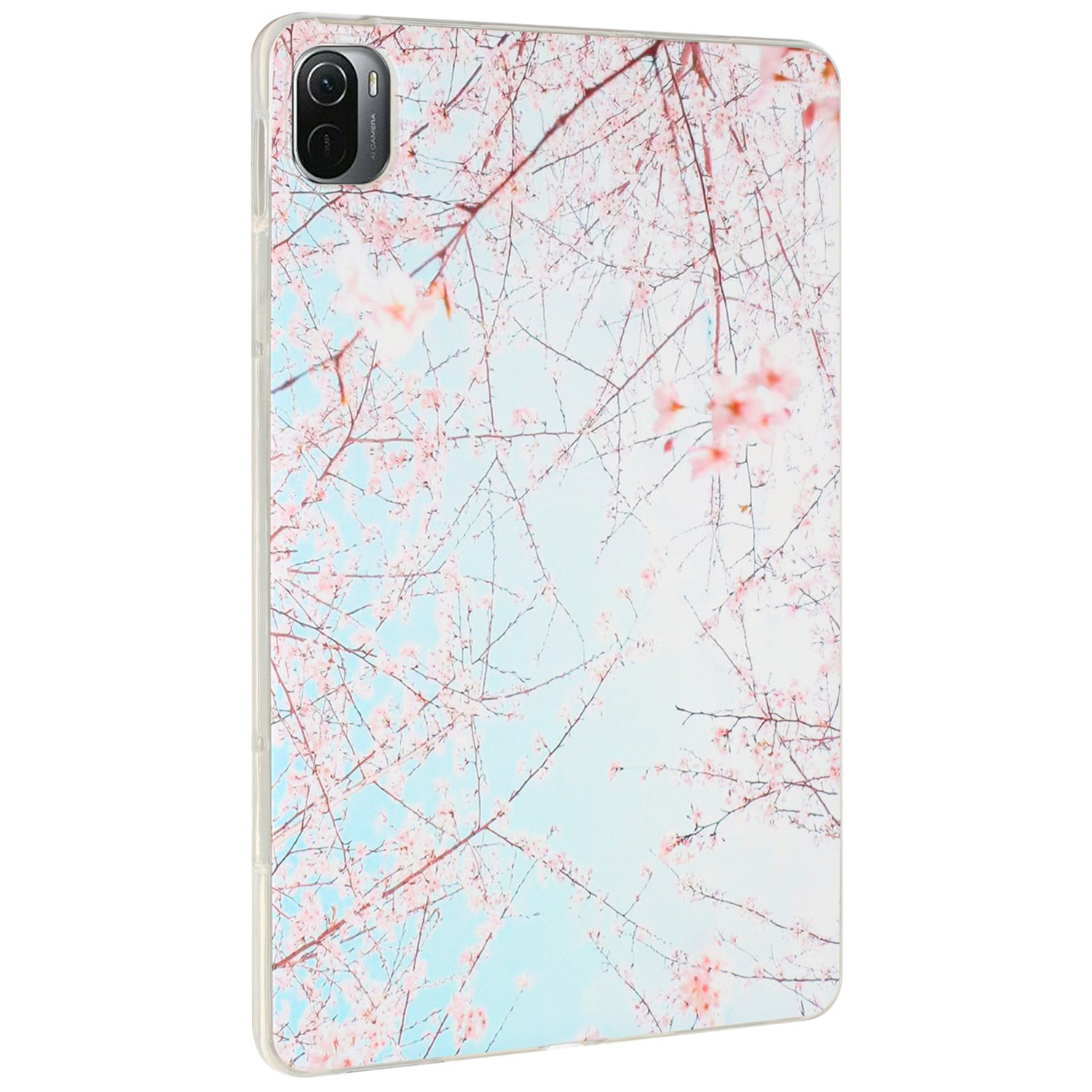 

Für Xiaomi Pad 5/5 Pro Wear-Resistant Muster Printed Soft TPU Gut Geschütztes Gehäuse-Tablet-Abdeckung - Kirschblüte, Xiaomi Pad 5