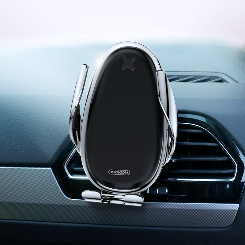 

JOYROOM Магнитного Воздуха Автомобиля Vent Держатель Телефона 15W Быстрой Зарядки Беспроводное Зарядное Устройство Для 4 «» - 6.5 «» Смартфонами - Серебряный, iPhone 12 mini