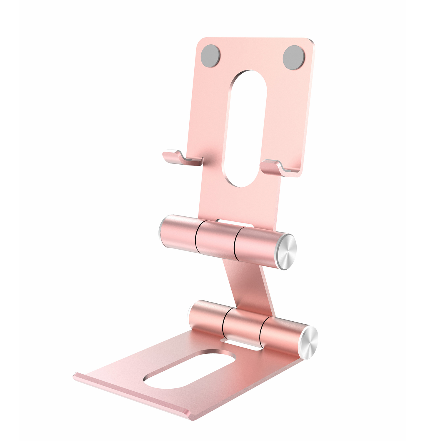 

R-JUST Double Axes Multi-functional Folding Bracket - Rose Gold, iPhone 12 mini