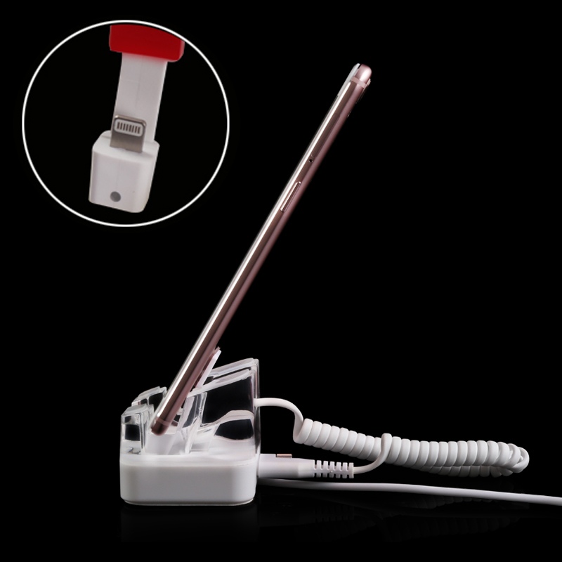 

S10 Mobile Phone Secure Burglar Alarm System Display Holder Retail Shop Anti-theft Display Device - Lightning Cable