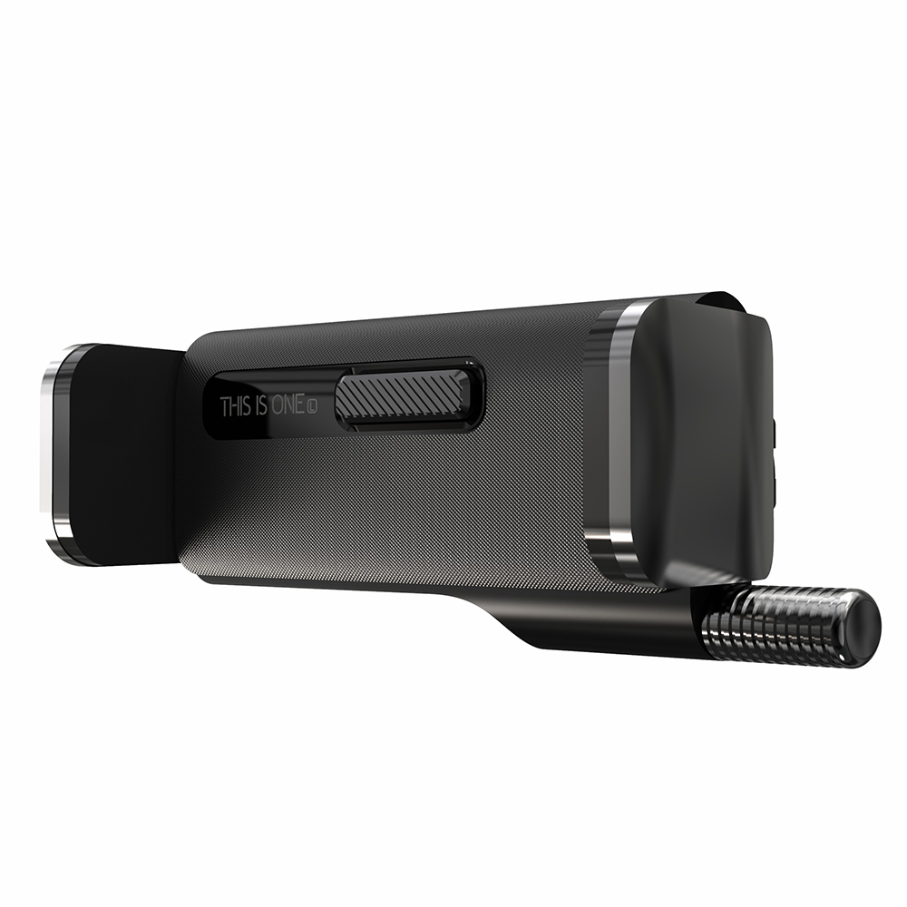 

Shockproof Car Phone Holder 360 Degree Rotation Air Vent Mount Clamp Clip - Bright Black, iPhone 12