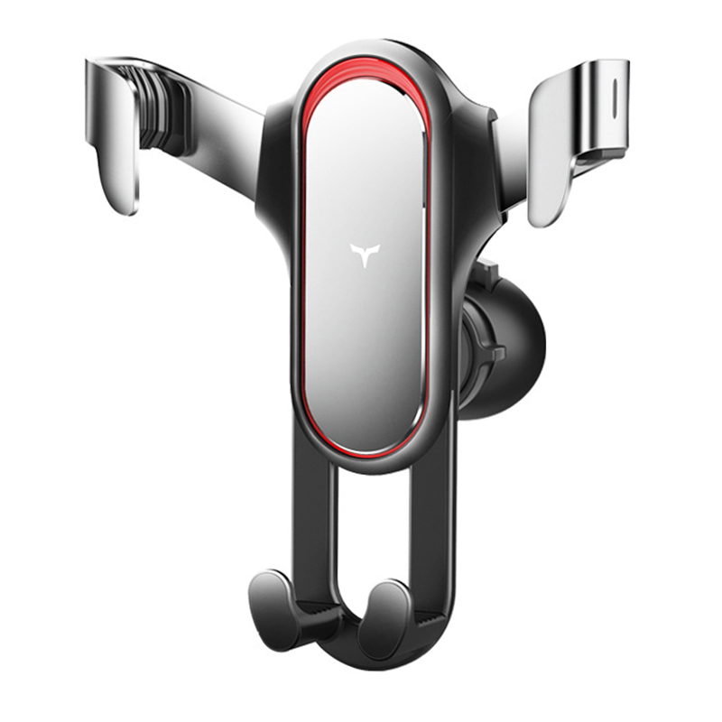 

U3 Universal Gravity Phone Holder Rotatable Car Air Outlet Mount Phone Bracket - Silver, Universal