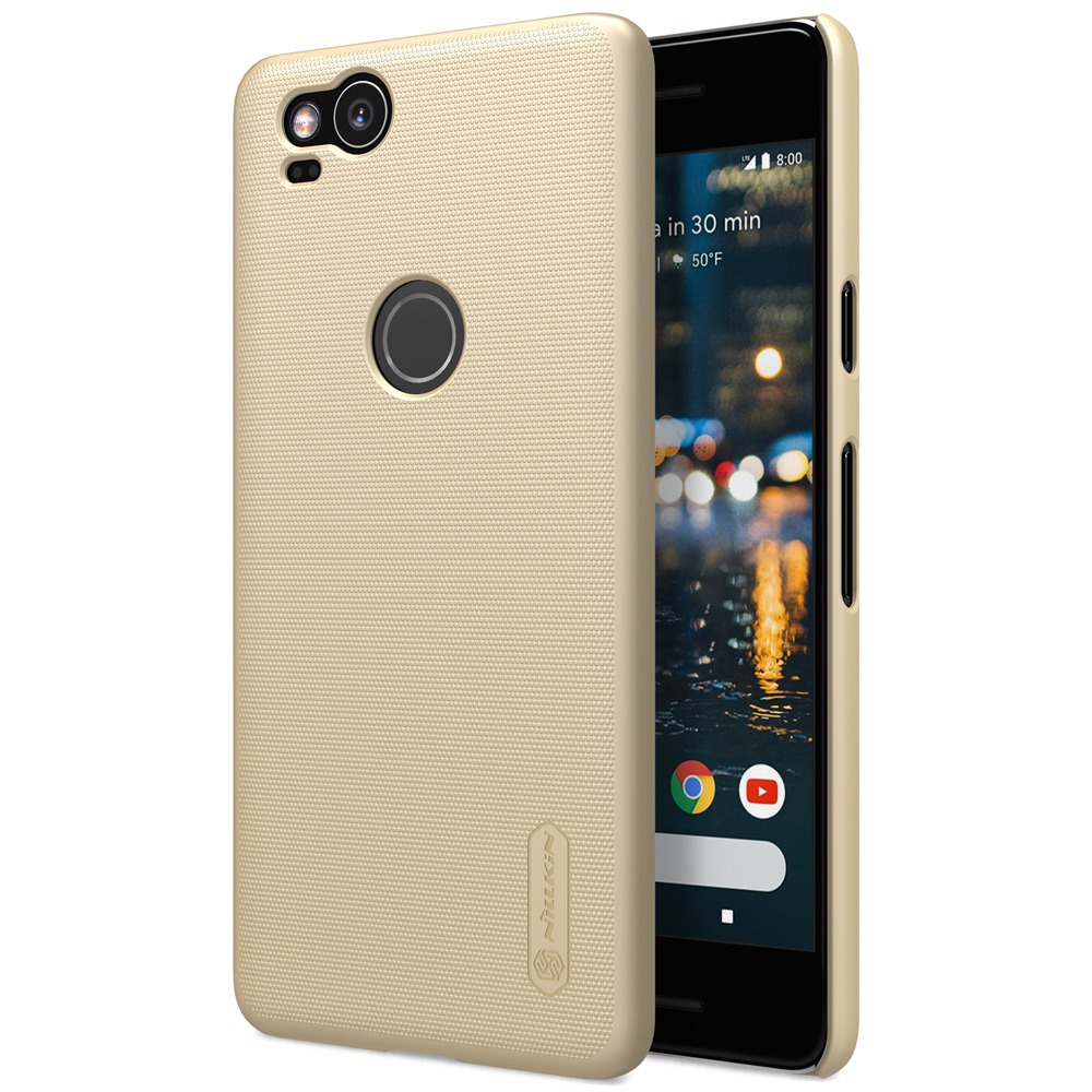 

Nillkin Super Mateed Shield Hard Cover Cover Cover Cover Для Google Pixel 2 - Золото, Google Pixel 2