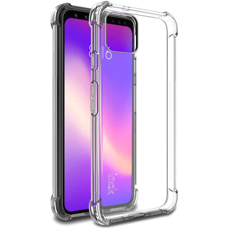 

IMAK Stoßdämpfer Tpu-hülle + Explosionssicherer Bildschirmschutz Für Google Pixel 4 XL - Transparent, Google Pixel 4 XL