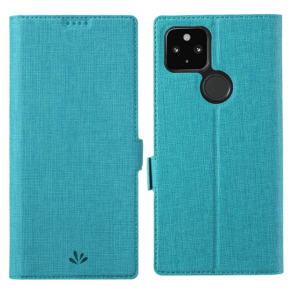 

VILI K -serie Brieftaschen -design Leder -telefonständer Cover Für Google Pixel 5a 5G - Blau, Google Pixel 5a 5G