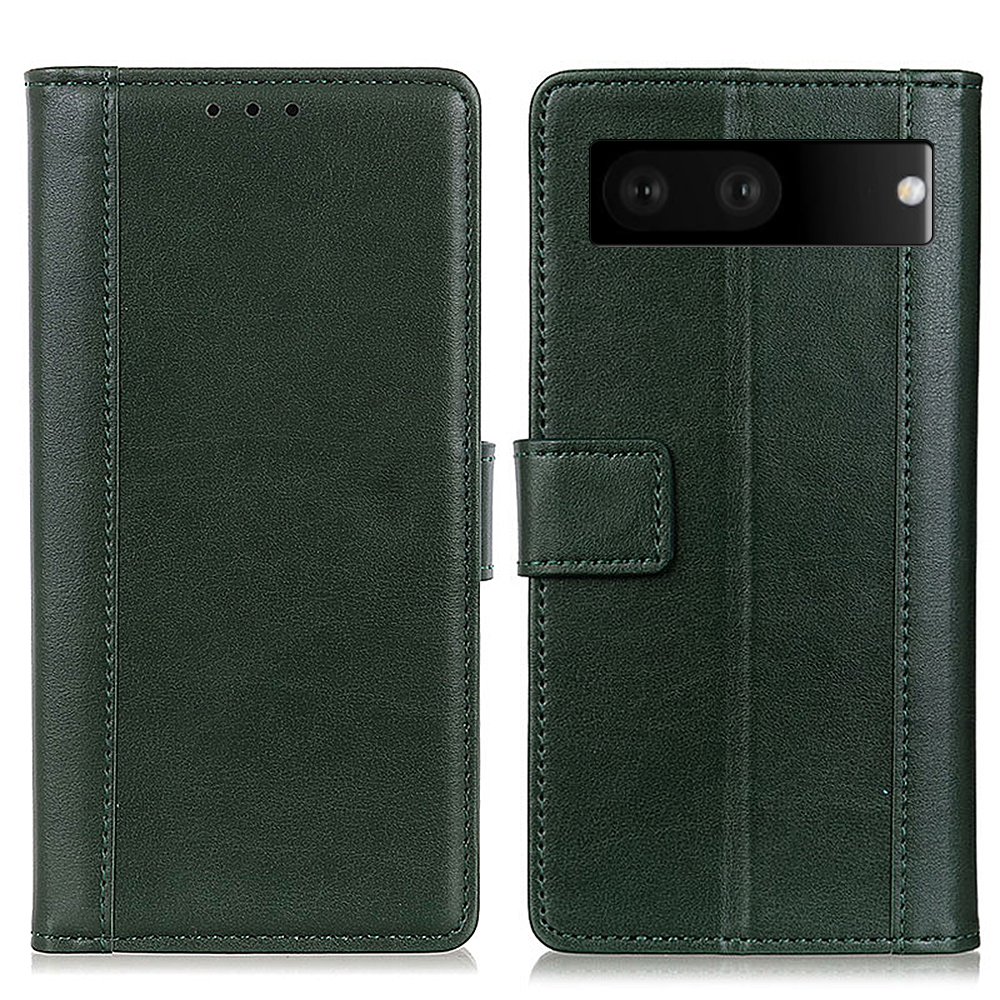 

Für Google Pixel 7 Wallet Stand PU Leder + TPU Full Protection Case Mobiltelefonabdeckung - Grün, Google Pixel 7 5G