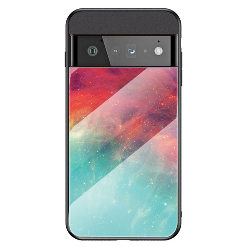 

Für Google Pixel 7 Starry Sky Muster Temperiertes Glas Zurück - Farbe Sternenhimmel, Google Pixel 7 5G
