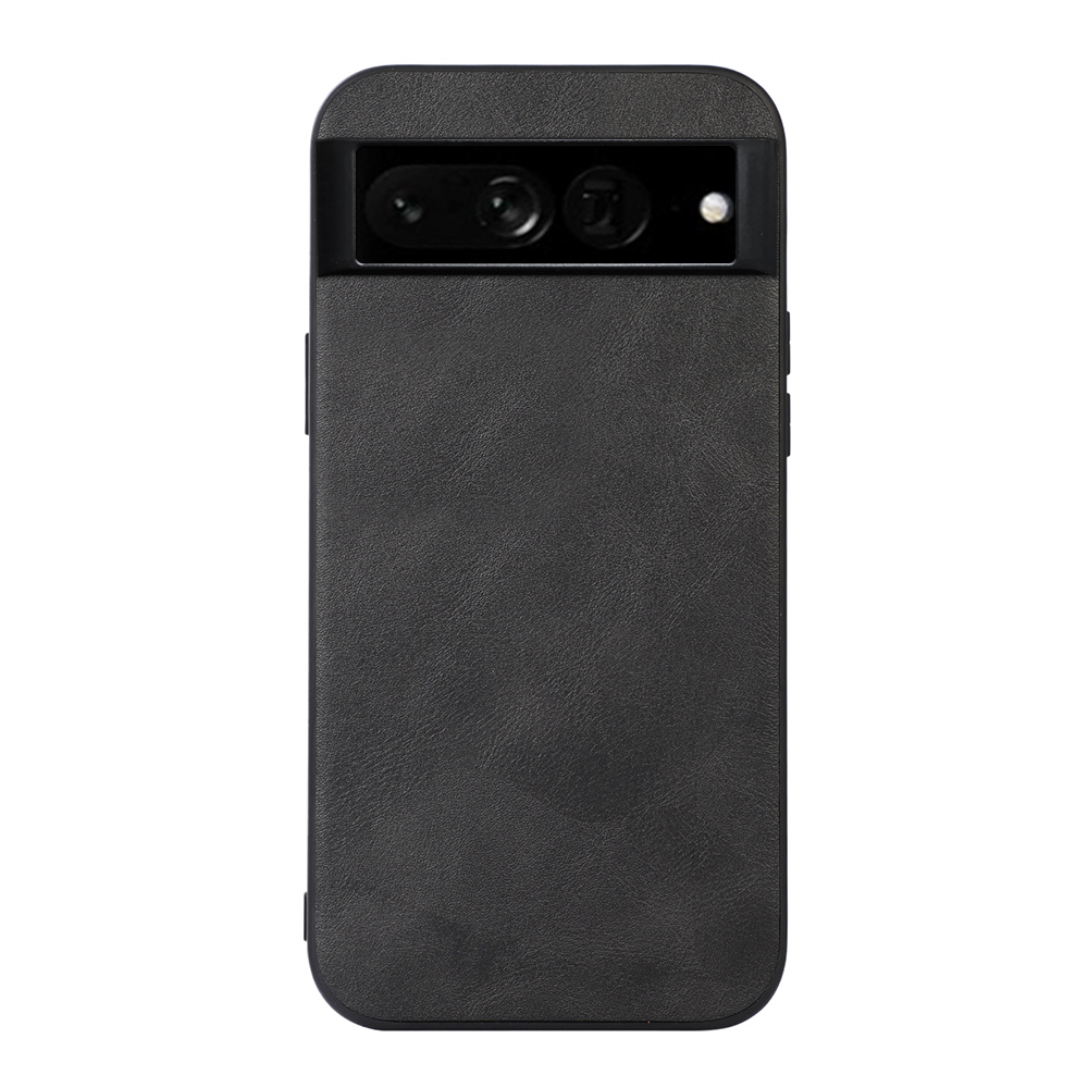 

Strukturierte PU-Lederbeschichtete Hybridhülle Für Google Pixel 7 Pro, Wear-Resistant Phone Back Cover Drop Protection Accessoire - Schwarz, Google Pixel 7 Pro 5G