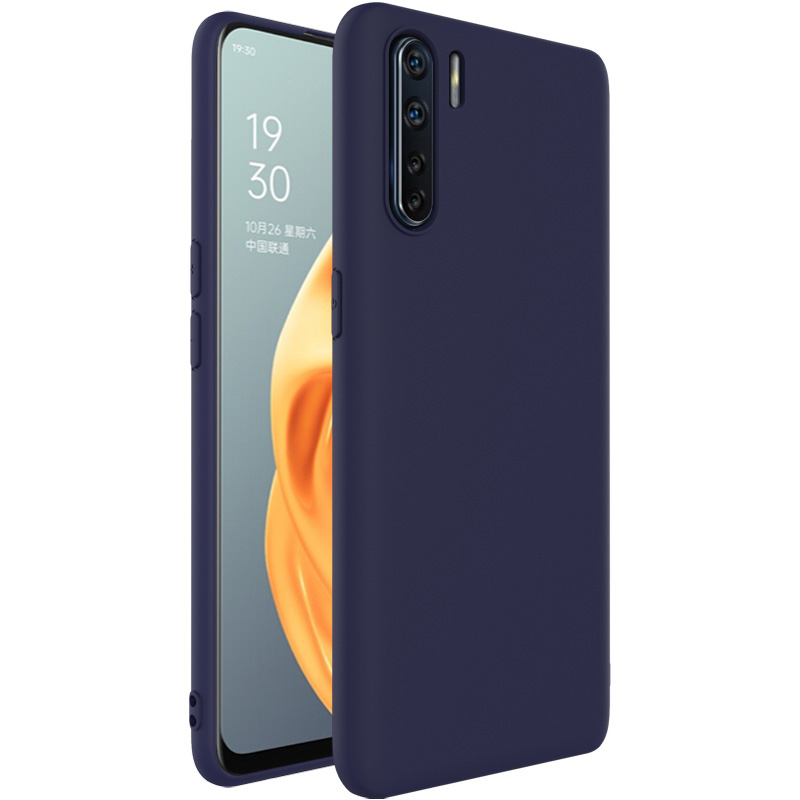 

IMAK Uc-1-serie Matte TPU Flexible Telefonschalenkoffer Für Oppo A91/F15 - Dunkelblau, OPPO F15