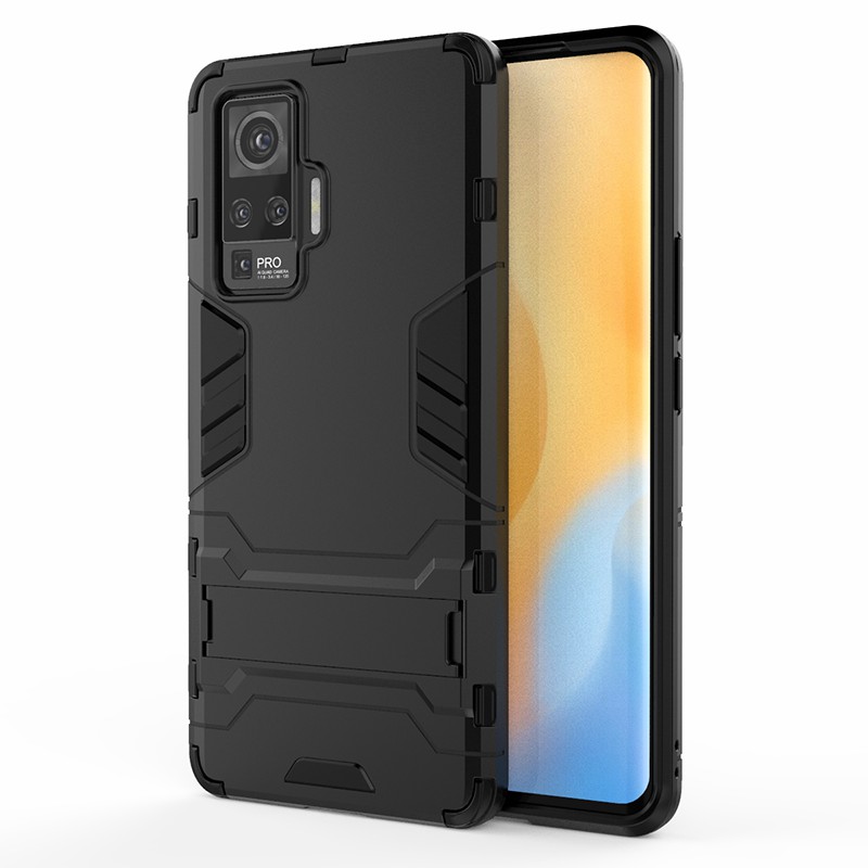 

2-in-1 PC + TPU Case with Kickstand for vivo X50 Pro - Black, vivo X50 Pro 5G