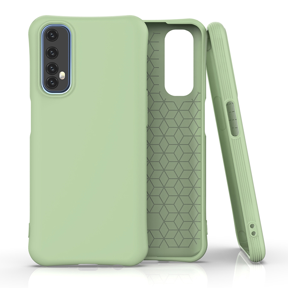 

Matte TPU Back Cell Phone Case for Realme 7 - Light Green