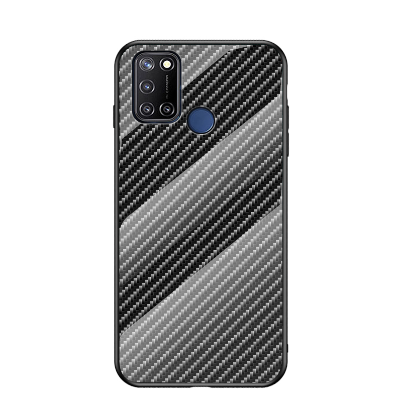 

Carbon Faserglas Telefonabdeckung Hülle Für Realme 7i (asien) - Schwarze Faser, Realme 7i (Asia)
