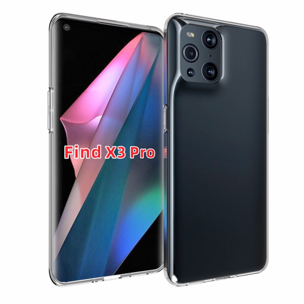 

10pcs/pack Clear Tpu-fall Mit Nicht Rutschter Innerer Für Oppo Find X3 Pro Cover, Oppo Find X3 Pro