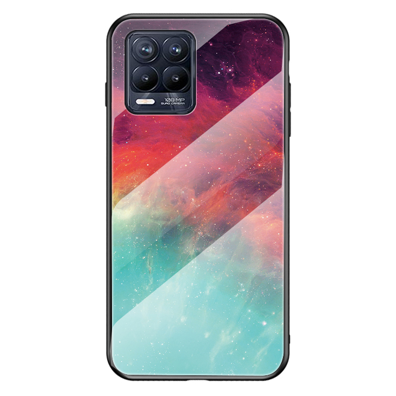 

Himmelsmuster Temperiertes Glasschutz-Fall Für REALME 8/8 PRO - Farbhimmel, Realme 8 Pro