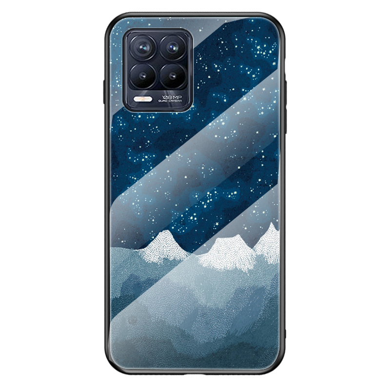 

Himmelsmuster Temperiertes Glasschutz-Fall Für REALME 8/8 PRO - Sternenklarer Himmel, Realme 8 Pro