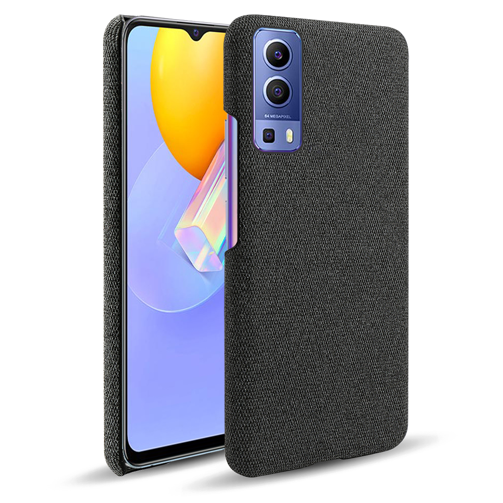 

KSQ -stoff Textur Kunststoffgehäuse Für Vivo Y72 5g - Schwarz, vivo Y72 5G