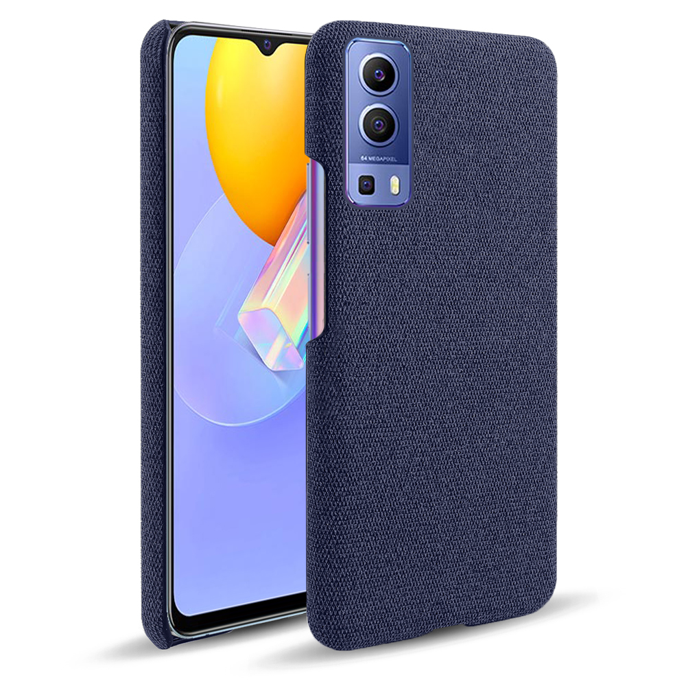 

KSQ -stoff Textur Kunststoffgehäuse Für Vivo Y72 5g - Blau, vivo Y72 5G