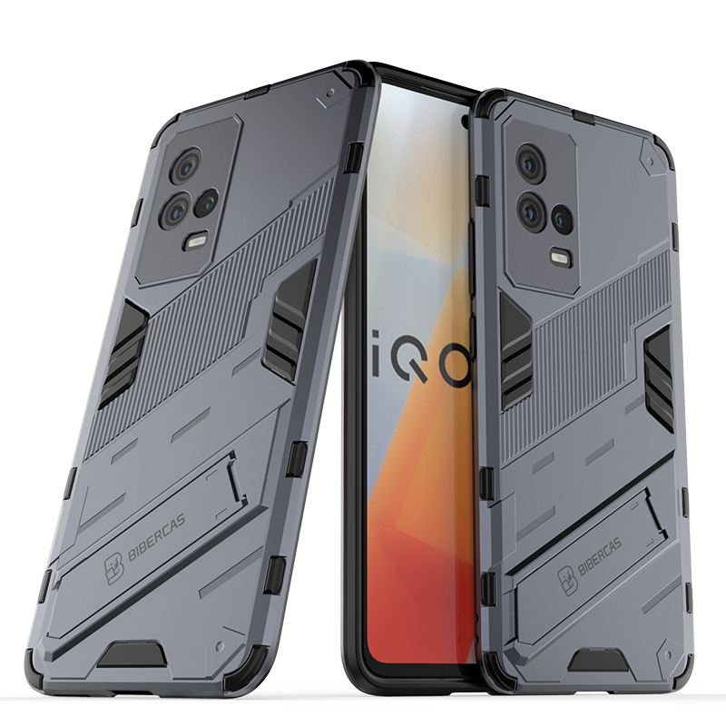 

Shell Protecteur Résistant Aux Chocs de Grade Militaire + Tpu Avec Des Chocs Avec Des Coups de Pied Pour Vivo Iqoo 8 - Bleu Foncé, Oppo Other OPPO Models