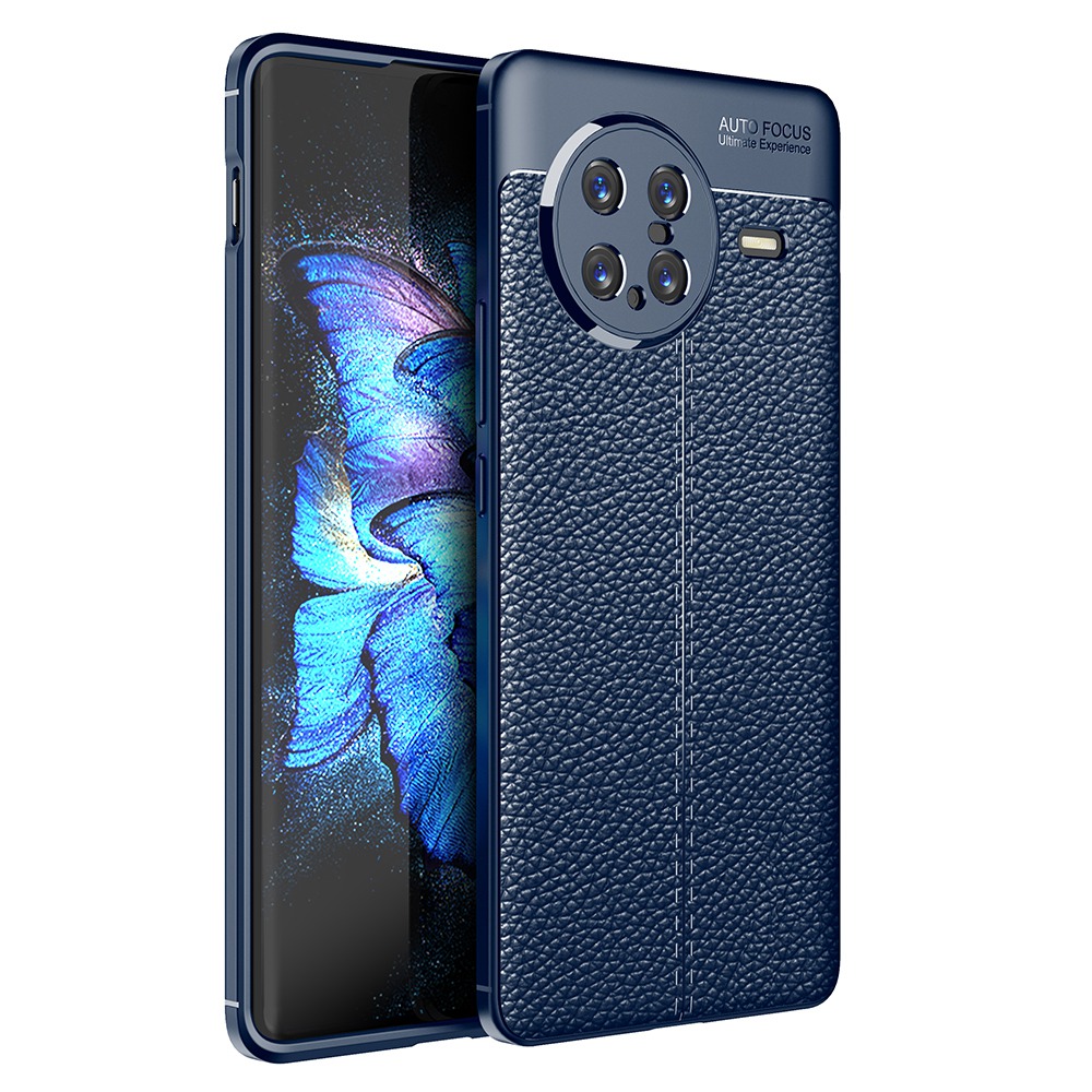 

Für Vivo X Note Litchi Textur Slim TPU Case Anti-kratzer-schutz-telefonabdeckung - Blau, vivo X Note