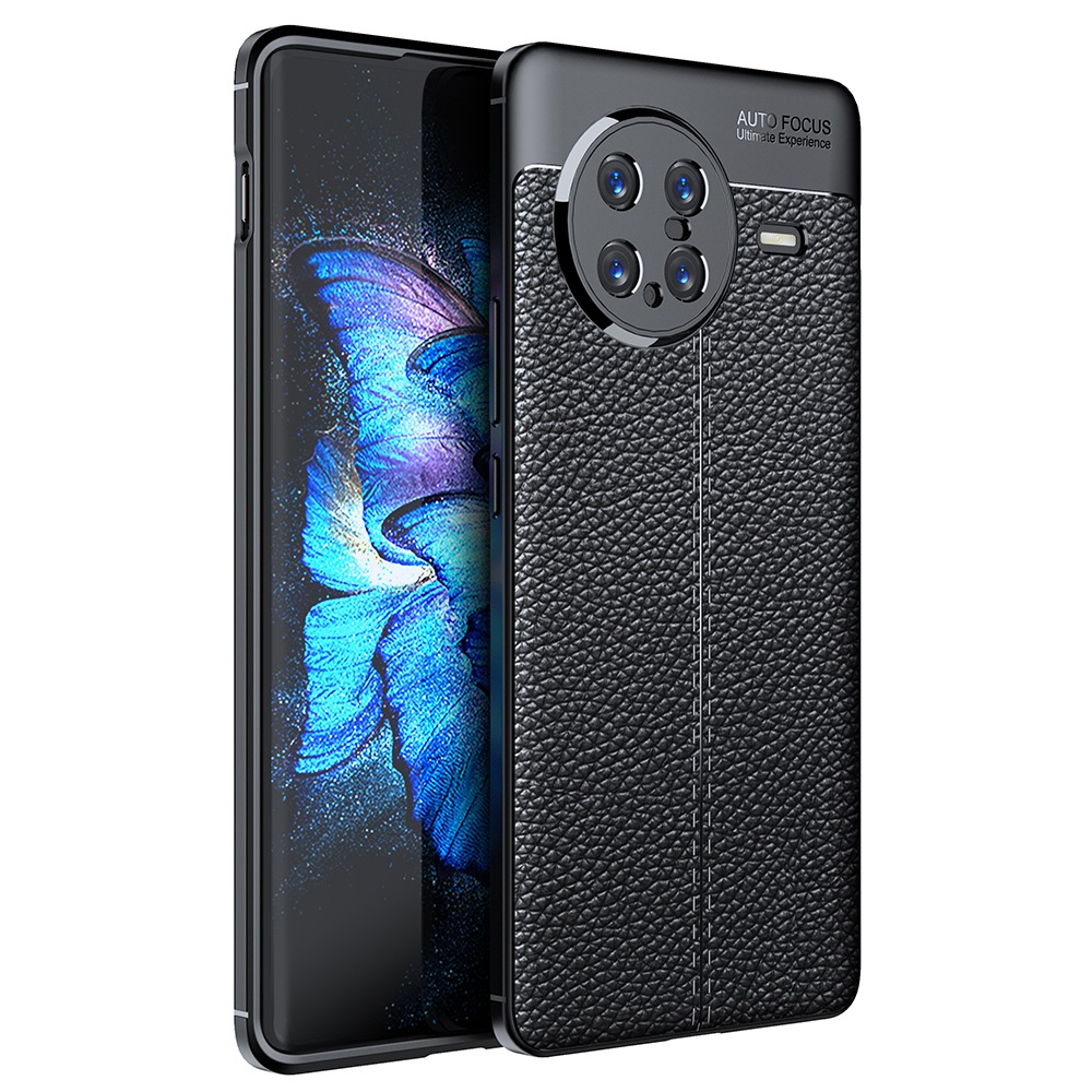 

Für Vivo X Note Litchi Textur Slim TPU Case Anti-kratzer-schutz-telefonabdeckung - Schwarz, vivo X Note