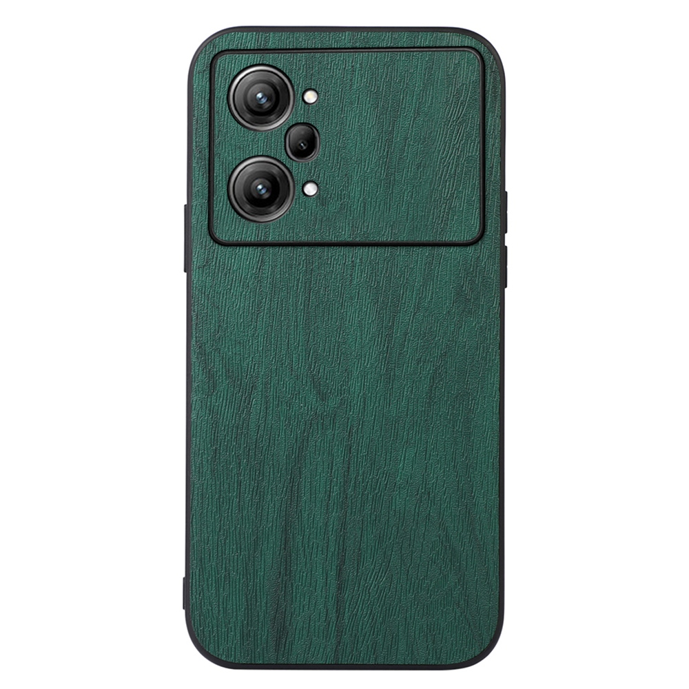 

Holztextur PU Ledertasche Für Oppo K10 Pro 5G Kratzfeste Anti-drogen-leder-hybrid-hülle Telefonabdeckung - Grün, Oppo K10 Pro 5G