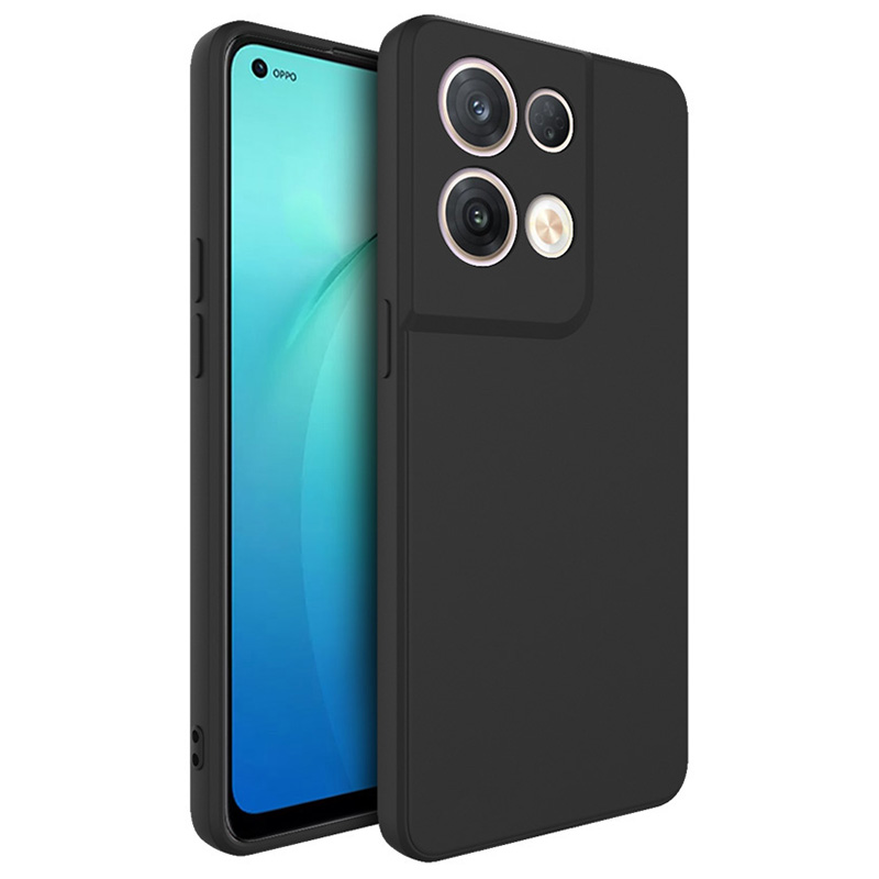 

IMAK Uc-4-serie Für Oppo Reno8 Pro 5G Gerade Kanten Anti-fall-stoßdämpfungsfall Weiche TPU Kratzerresistent Schutzabdeckung - Schwarz, Oppo Reno8 Pro (China) 5G